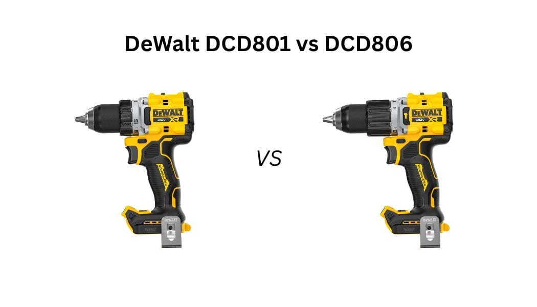DeWalt DCD801 vs DCD806: One packs serious upgrades, but is it worth paying more? See the key differences and our clear winner.