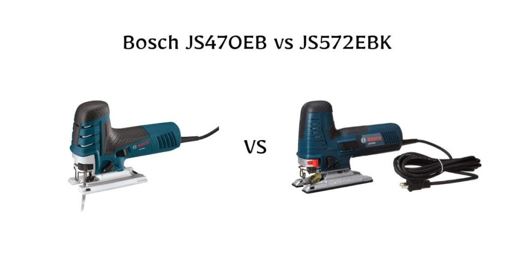 Bosch JS470EB vs JS572EBK: One may be the smarter buy for your workshop. Discover the differences that matter before spending your money.