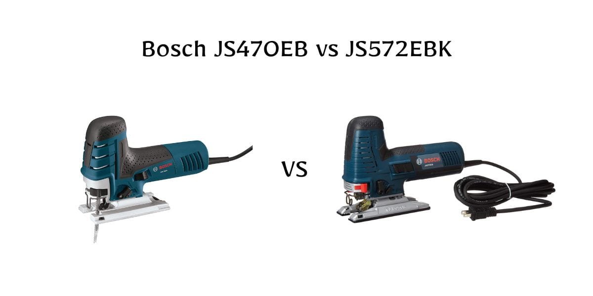 Bosch JS470EB vs JS572EBK: One may be the smarter buy for your workshop. Discover the differences that matter before spending your money.